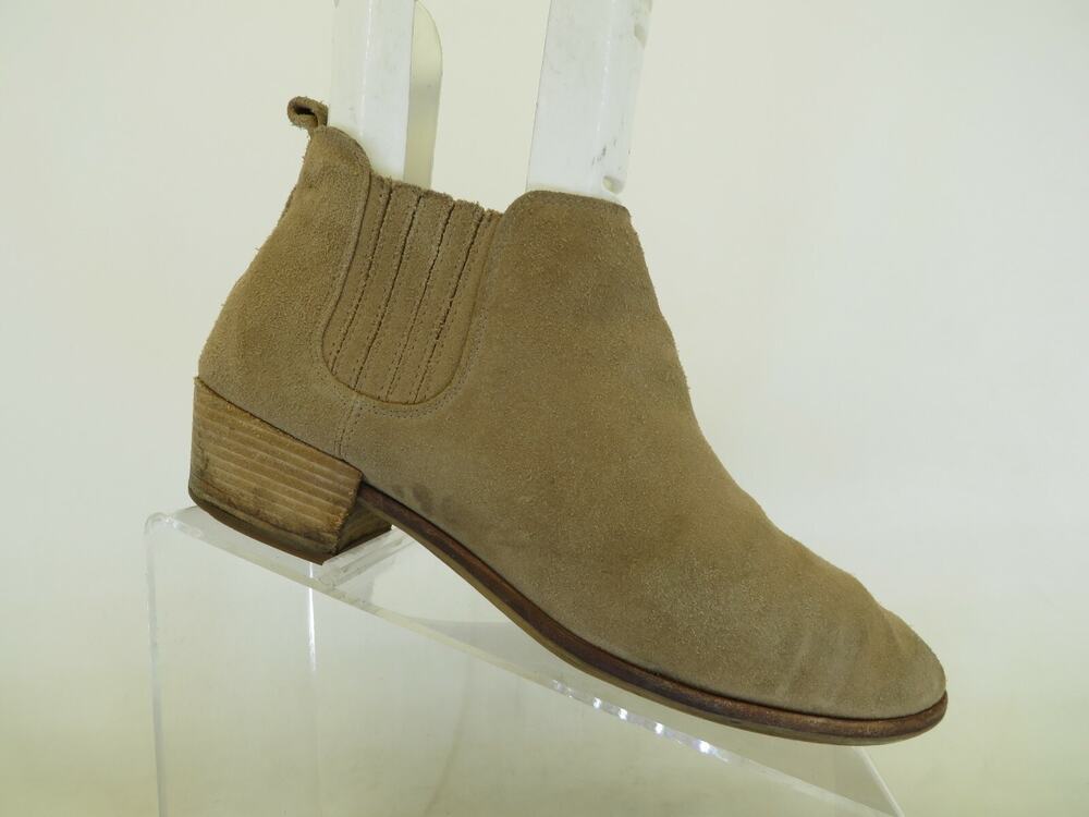 MICHAEL KORS Womens Brown Suede Chelsea Ankle Fashion Boots Bootie Size 8.5 M
